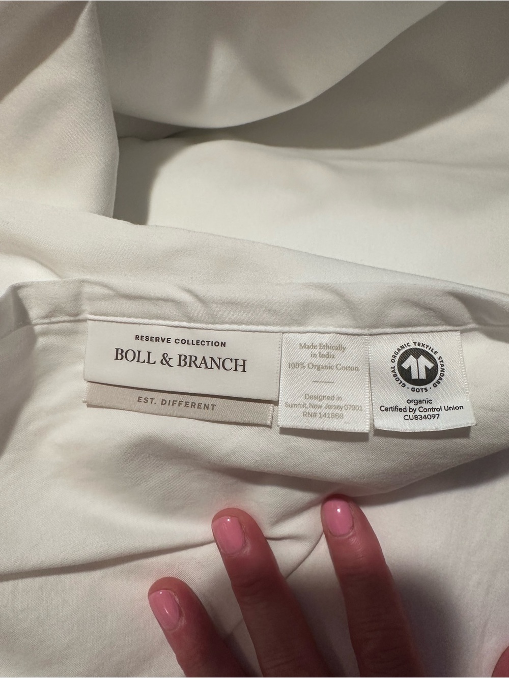 BOLL & BRANCH Reserve sheet set - KING - Picture 11 of 11